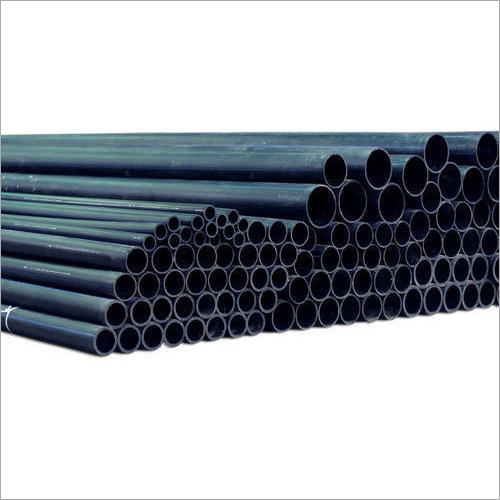 Hdpe Round Pipe - High-density Polyethylene, Black Color, Round Shape | Versatile For Water Supply, Cable Ducting, Chemical And Power Industries
