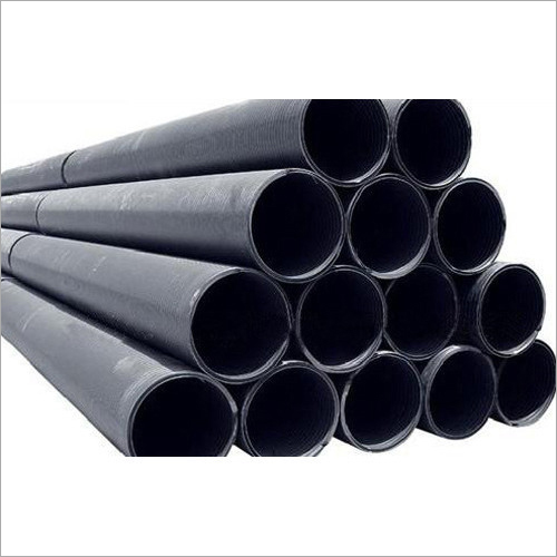 Hdpe Round Pipe - High-density Polyethylene, Black Color, Round Shape | Versatile For Water Supply, Cable Ducting, Chemical And Power Industries