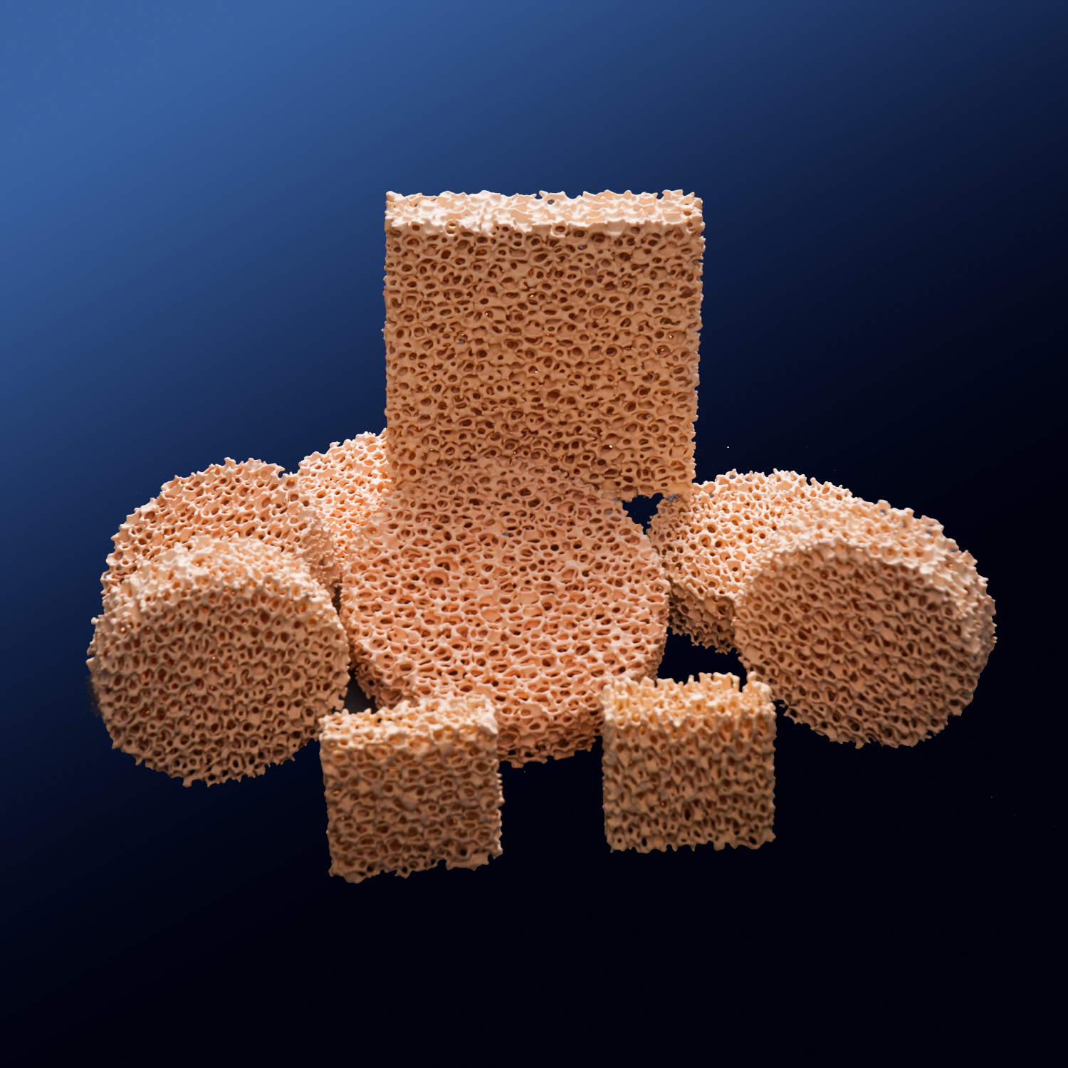 10ppi-20ppi High Quality Zirconia Ceramic Foam Filter Application: They Are Designed For Filtration Of Steel Metal Liquid