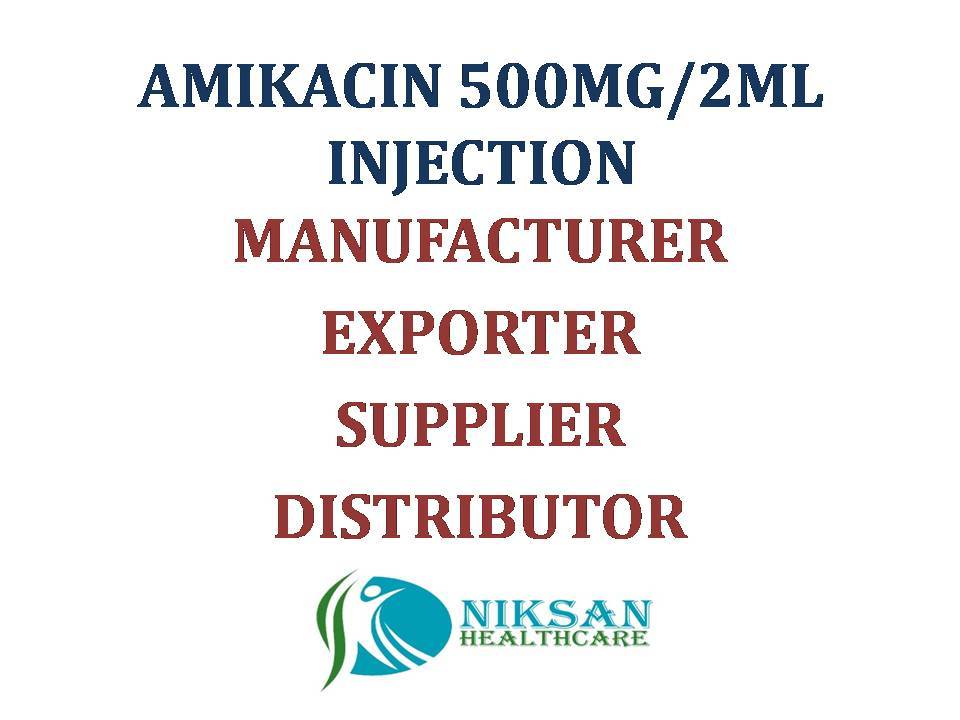 Amikacin Injection - 500mg/2ml Liquid Formulation, Broad-spectrum Aminoglycoside Antibiotic For Serious Bacterial Infections, Safe For All, Store In Cold And Dry Place