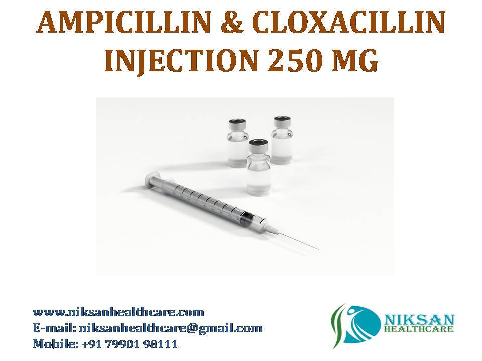 Ampicillin & Cloxacillin Injection 250 Mg General Medicines