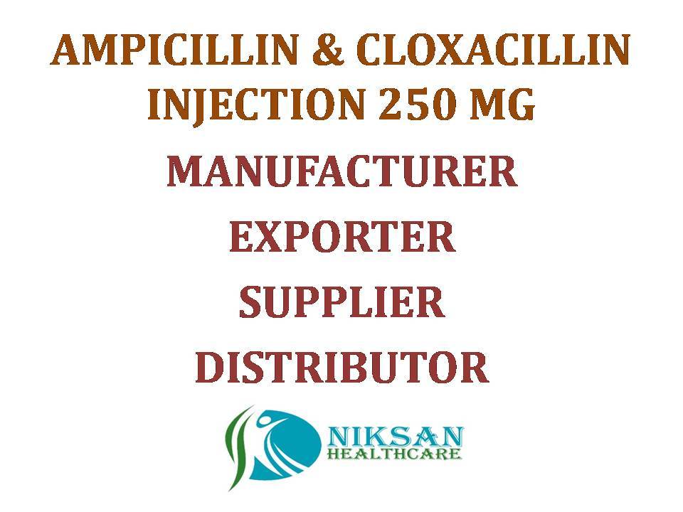 Ampicillin & Cloxacillin Injection 250 Mg General Medicines