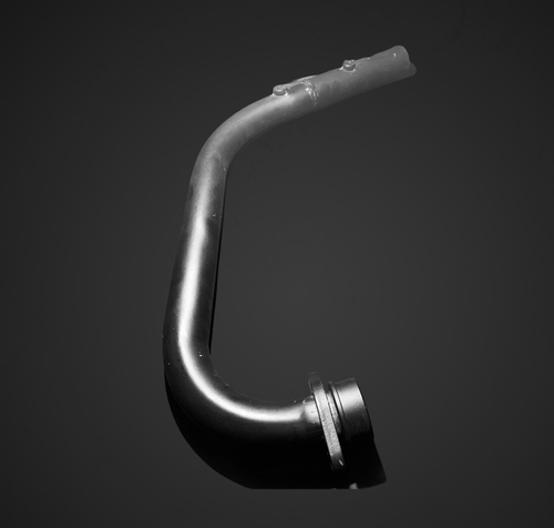 Bend Pipe Tvs Appachi - Color: Black