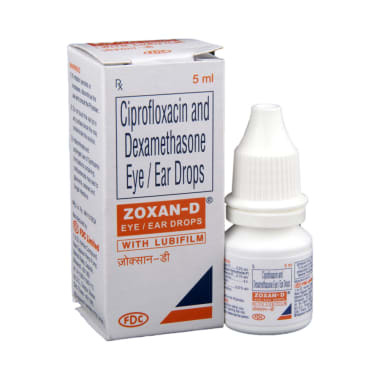 Ciprofloxacin & Dexamethasone Eye Drop Age Group: Suitable For All Ages