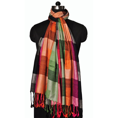 Viscose Multi Check Stole