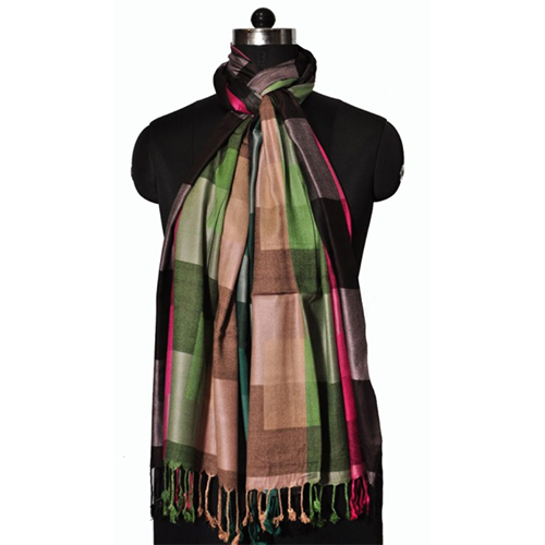 Viscose Multi Check Stole