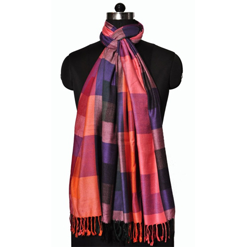 Viscose Multi Check Stole