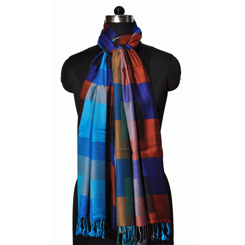 Viscose Multi Check Stole