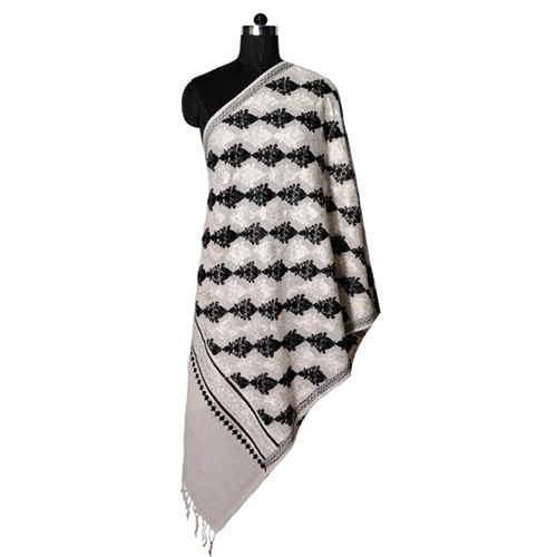 Wool Self Jaal Stoles