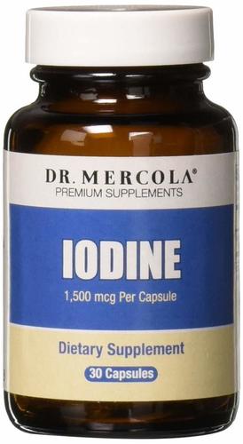 Dr. Mercola, Iodine, 1.5 Mg, 30 Capsules Efficacy: Promote Healthy & Growth