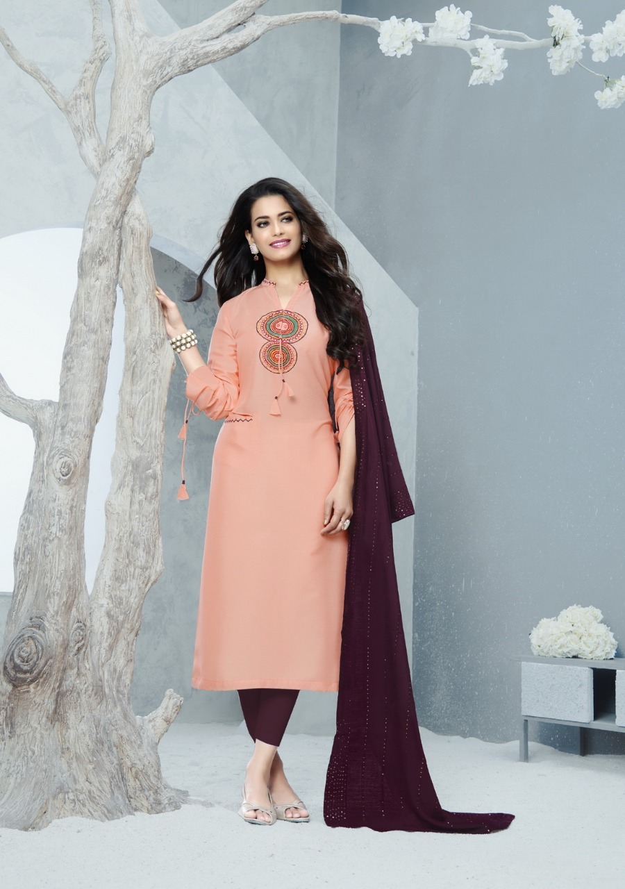 Dry Cleaning Richie-rich Heavy Kurtis With Dupatta