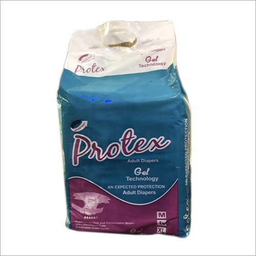 Disposable Adult Diaper - Cotton Material, White Color | High Absorption Design for Comfortable and Convenient Use