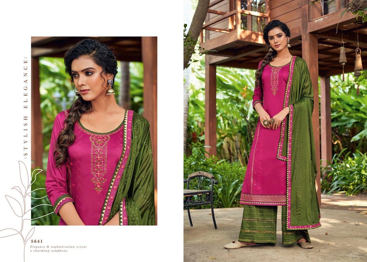 Safari Jam Silk With Embroidery Work Application: Women Material