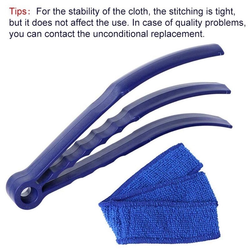 Microfiber Window Blind Cleaner Tools - 100 G, 21.5x3x4 Cm , Ideal Home Appliance For Effortless Dust Removal, Plain Shade Design