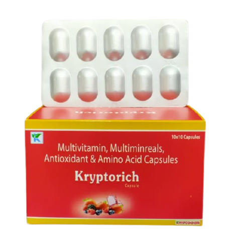 Multivitamin , Multimineral, Antioxidant & Amino Acid Capsule  Kryptorich