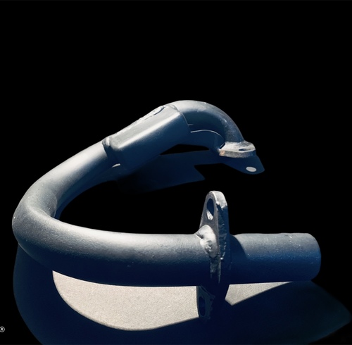 टू व्हीलर बेंड पाइप टीवीएस स्कूटी