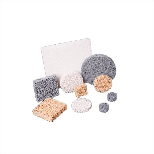 फाउंड्री पिघला हुआ धातु फ़िल्टर सिरेमिक फोम फ़िल्टर व्यास: 40-500 मिलीमीटर (मिमी)