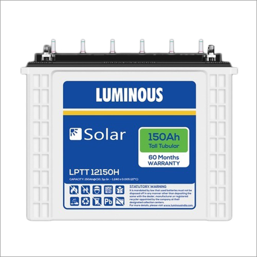 Solar Battery - 150Ah Lead Acid, 12V | 330x170x220 mm Dimensions, 32 kg Weight, 2-Year Warranty, Flat Terminal Type