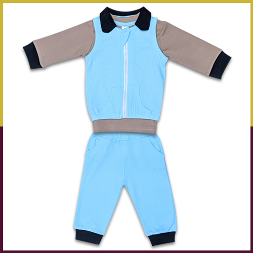 Baby Boy Romper Suit - Cotton, Size M/l/s | Red And Blue, Full Sleeves, Trendy Style, Anti-uv, Quick Dry, Washable, Customized Logo