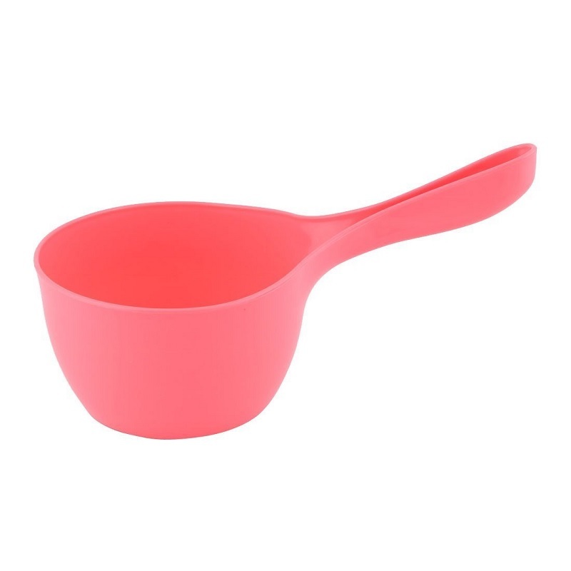 Round Head Pouring Ladle Scoop - Plastic Material, 26 X 14.8 X 8 Cm Dimensions, Random Shade, Ideal For Kitchen Usage