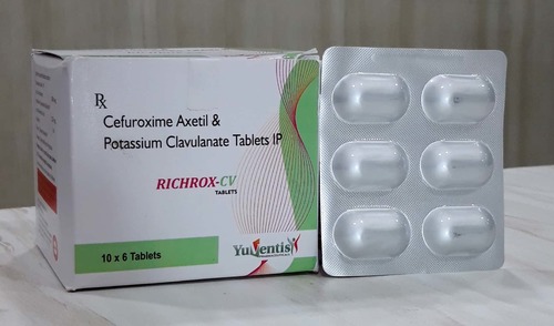 Cefuroxime Axetil 500 mg + Clavulanic acid 125mg Tab