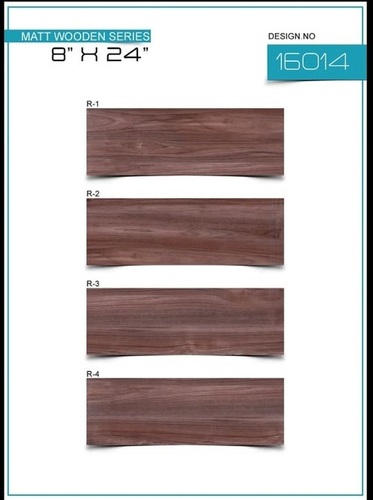 Wall Tiles - Ceramic Material, Matt Surface Finish | Elegant Wooden Design for Timeless Aesthetics and Versatile Interior Applications