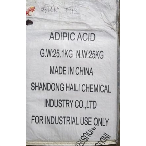 Adipic Acid - Pure White Crystalline Powder, 99% Industrial Grade, C6h10o4 For Nylon And Polyurethane Production