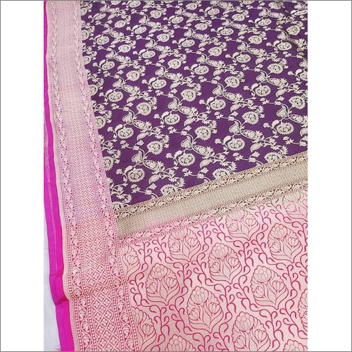 Ladies Handwoven Katan Silk Saree