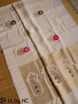 Cotton Pure Linen Silk Banarasi Saree