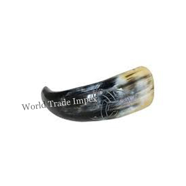 Viking Drinking Horn - Real Ox Horn, 50ml To 1000ml Capacity, Natural Horn Color, Authentic Viking Style