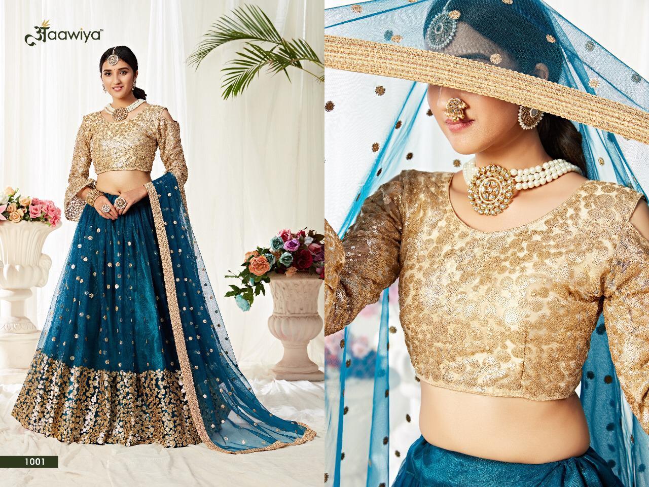 Traditional Agnilekha Vol-1 Heavy Net With Satin Silk Lehengha Choli