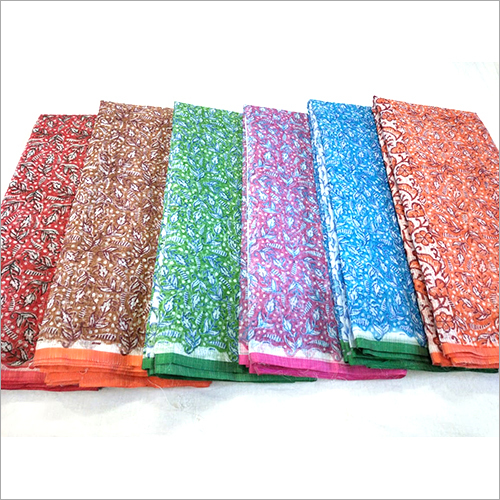 Washable Ladies Printed Blouse Material