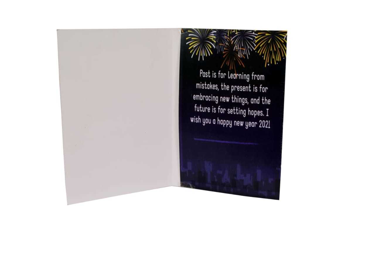 Happy New Year Greeting Card