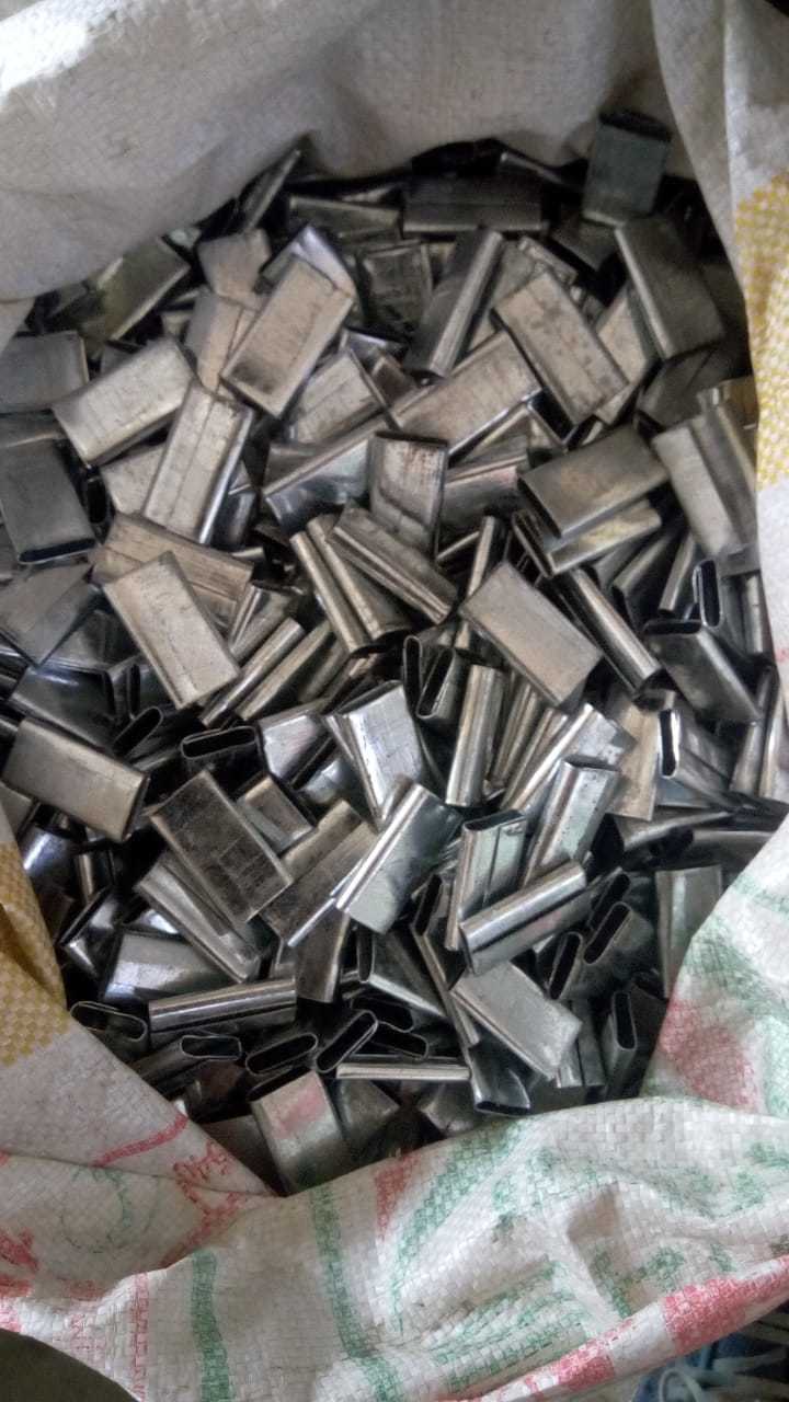 Gi Clips - 24 To 26 Gauge, 12mm, 16mm, 19mm Sizes | Silver Finish, Ideal For Strap Sealing