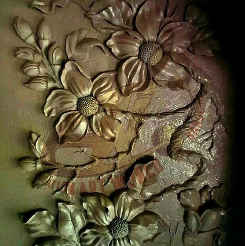 3 डी दीवार भित्ति चित्र