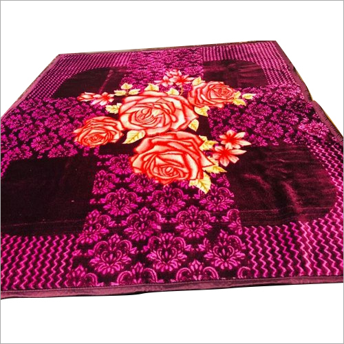 Fancy Single Bed Mink Blanket Age Group: Adults