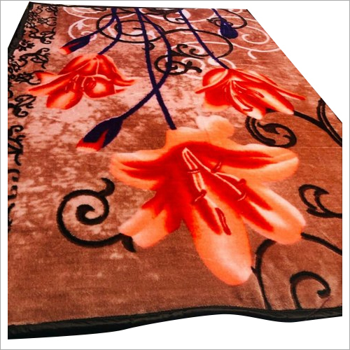 Printed Single Bed Mink Blanket Age Group: Children