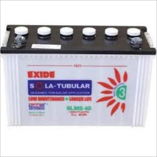 Solar Battery - 7Ah to 200Ah (12V) Capacity | Lower Self Discharge, 2 to 5 Years Life Span, Versatile Usage