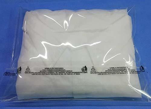 Disposable Lab Coat - Sms, 25 Gsm To Max Size, White & Blue | Medical Grade, Blood & Chemical Resistant, Full Sleeve, Velcro Closure
