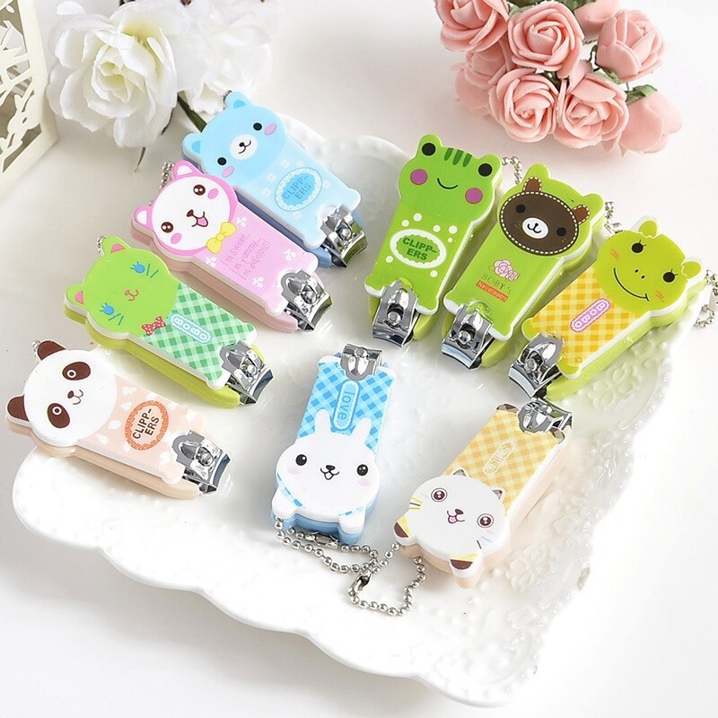 Lovely Cartoon Nail Cutter - Plastic + Metal, Dimensions: 6 X 2.7 X 1.1 Cm, Weight: 20 G, Color: Random | Recommended For All, User-friendly Design