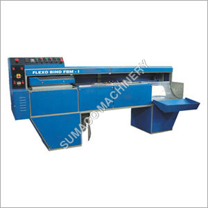 Blue Automatic Book Binding Machine