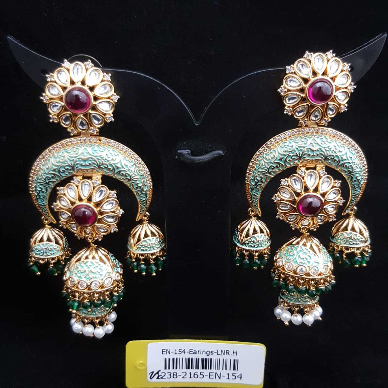 Kundan Earrings For Wedding