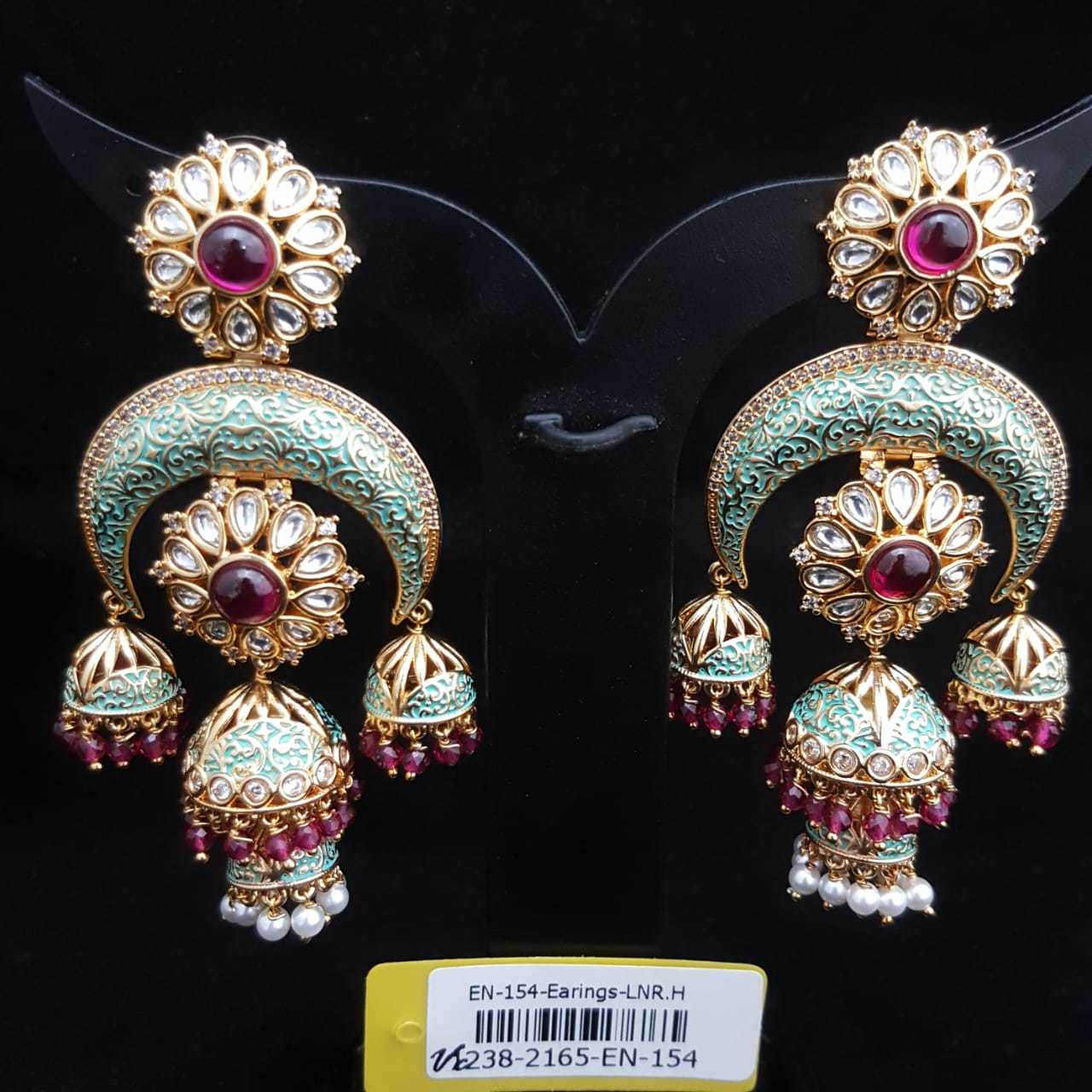Kundan Earrings For Wedding