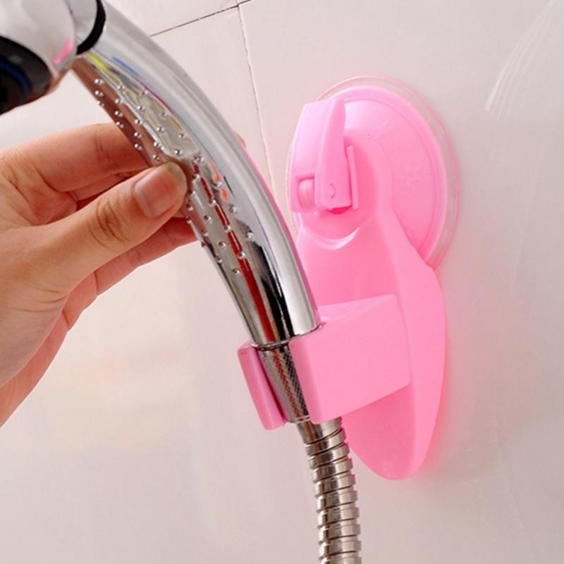 Shower Holder Hanger - Plastic, 7x6x13 Cm , Random Color For Bathroom Use, Easy Installation And Space-saving Design