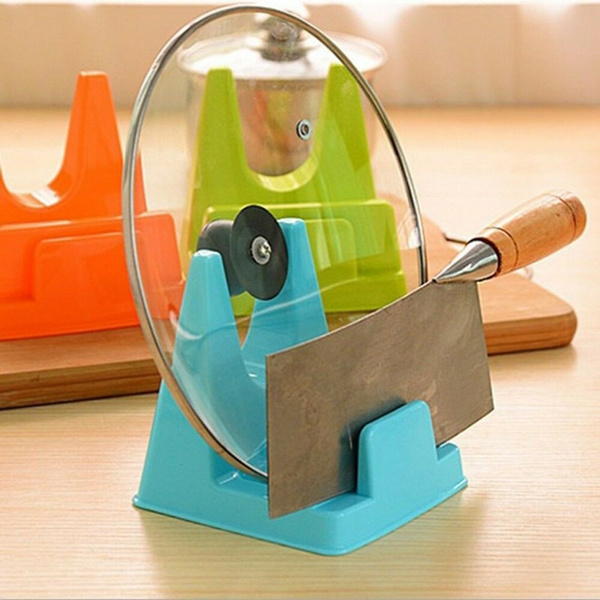 Chopping Board Rack Holder - Plastic, 12.4 X 11.9 X 12 Cm , Random Color For Kitchen Use, Lightweight 70 Gms, Easy Storage Solution