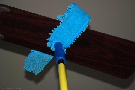 Fan Cleaning Brush - Microfiber Telescopic Rod, 1.2 Mtr Length (Extended), Random Shade | Lightweight 350 Gms, Ideal For Home Appliance Use