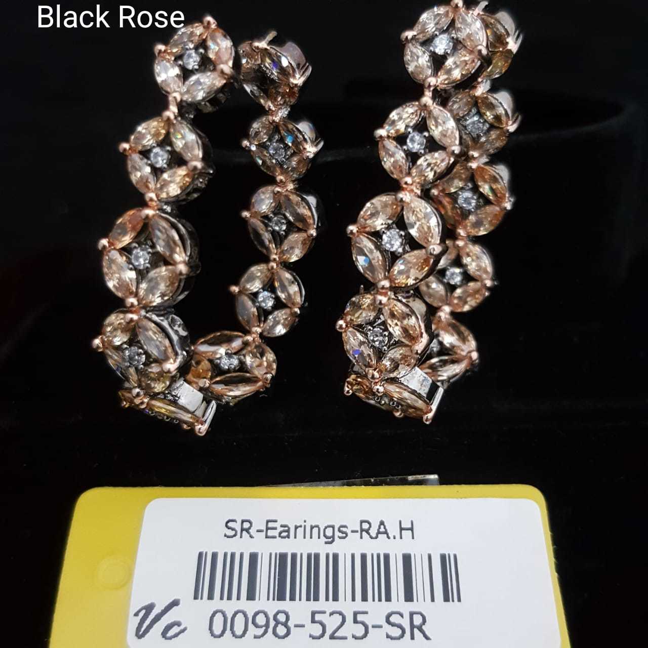 Fancy American Diamong Earrings Excellent
