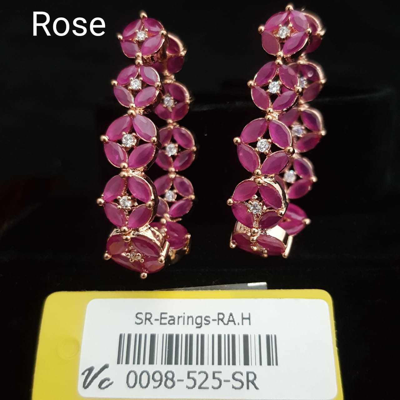 Fancy American Diamong Earrings Excellent