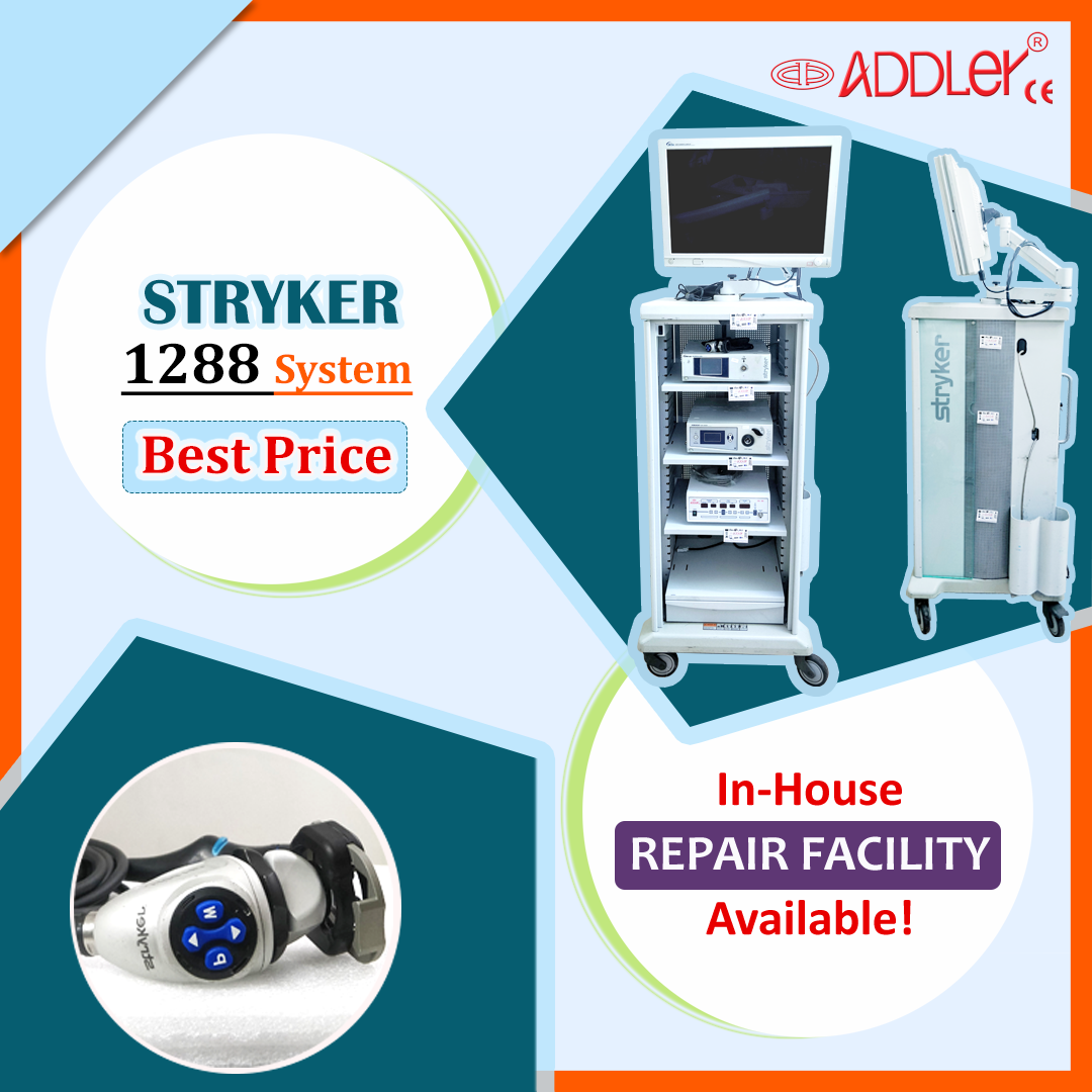 Stryker 1288 Hd Endoscopic Camera - Abs Material, 1920x1080p Resolution, Wireless Transmission, 1.5 Lux Illumination, Touch Screen Lcd Interface, 5 Kg Weight