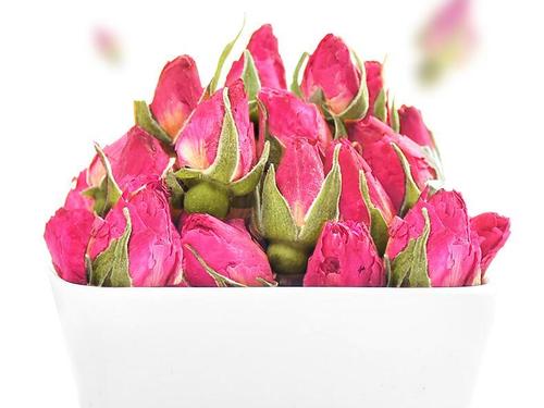 Chinese Flower Red Rose Bud Tea,aroma Dry Flowers, Floral Herbal Blooming Tea